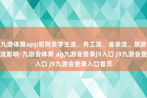 九游体育app官网受学生流、务工流、省亲流、旅游流等多种客流影响-九游会体育 ag九游会登录j9入口 j9九游会登录入口首页