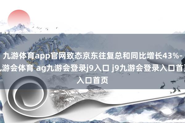 九游体育app官网致态京东往复总和同比增长43%-九游会体育 ag九游会登录j9入口 j9九游会登录入口首页