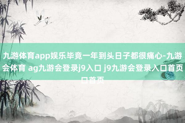 九游体育app娱乐毕竟一年到头日子都很痛心-九游会体育 ag九游会登录j9入口 j9九游会登录入口首页