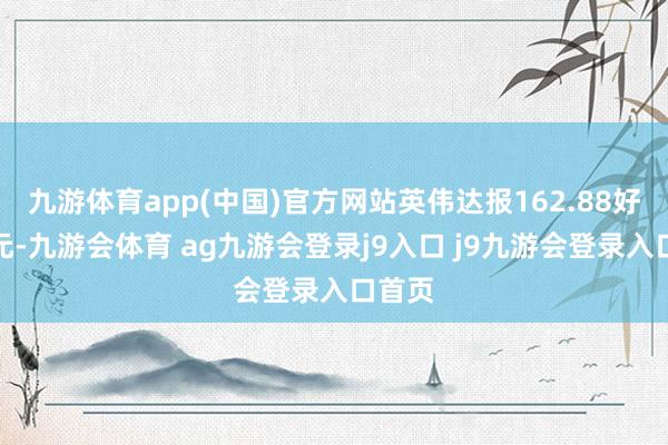 九游体育app(中国)官方网站英伟达报162.88好意思元-九游会体育 ag九游会登录j9入口 j9九游会登录入口首页