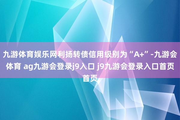 九游体育娱乐网利扬转债信用级别为“A+”-九游会体育 ag九游会登录j9入口 j9九游会登录入口首页